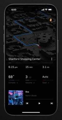 머스크는 차세대차량 호출기능(ride-hailing functionality)을 이미지로 공개했다.