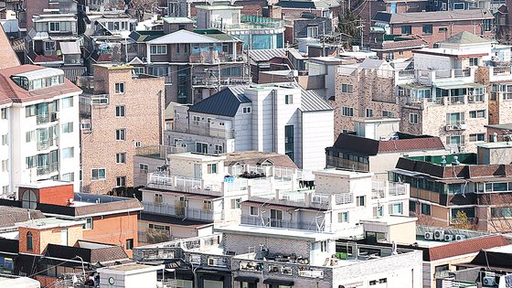 서울 은평구의 한 빌라촌 모습. 연합뉴스