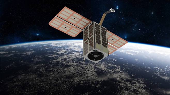 대전시가 글로벌 우주산업 중심도시 도약의 꿈을 담은 ‘대전샛(SAT) 프로젝트’의 시작을 26일 알렸다(사진은 16U급 초소형 큐브위성 형상도).