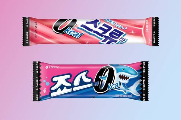 롯데웰푸드의 스크류바 0㎉와 죠스바 0㎉/사진제공=롯데웰푸드