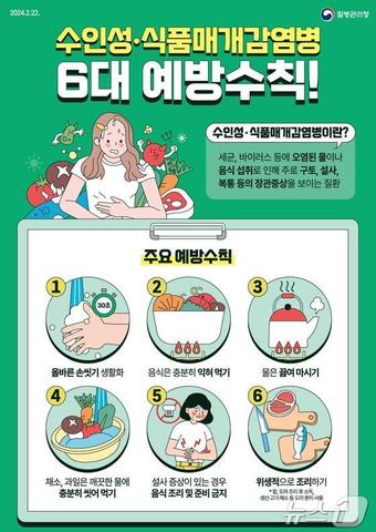 부산시 수인성‧식품매개감염병 예방 홍보물(부산시청 제공)