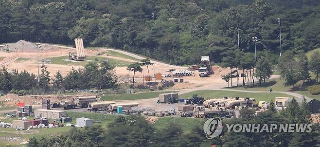 주한미군 사드 기지 전경 [연합뉴스 자료사진]