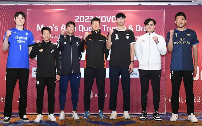 지난시즌 남자부 아시아쿼터 드래프트. 제공 | 한국배구연맹