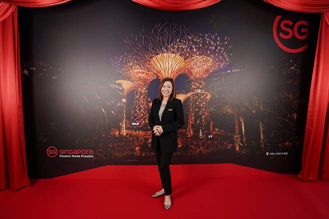 쇼타임 메이드 인 싱가포르 행사에 참석한 멜리사 오우 싱가포르관광청 청장. /사진= 싱가포르관광청