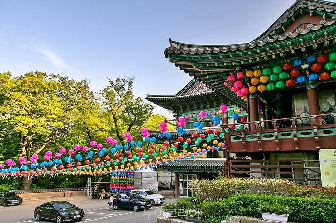 19코스 화계사 전경