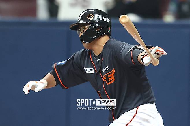 ▲ 최원호 감독은 채은성이 부진한 상황에서 뭐라고 해보려는 의지가 오히려 자신의 스윙을 방해한다고 분석한다. ⓒ곽혜미 기자