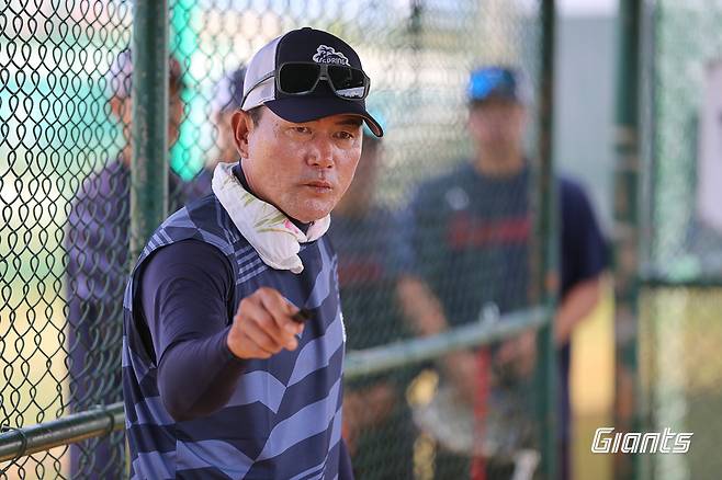 김민호 롯데 자이언츠 수비코치. (롯데 자이언츠 제공)