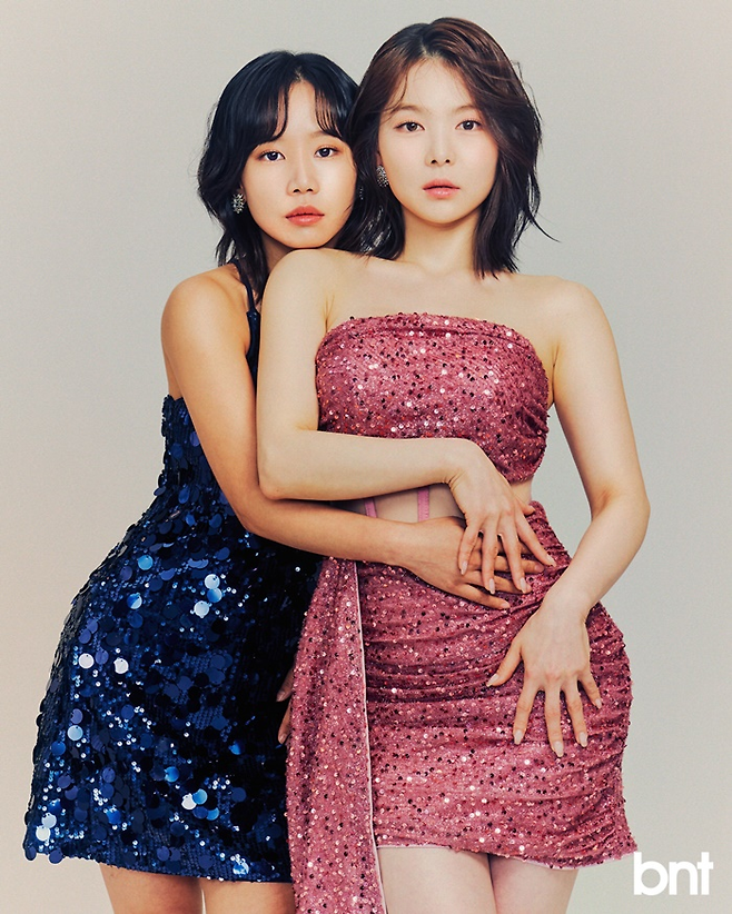 트로트 걸그룹 미니마니 유수현과 한송이