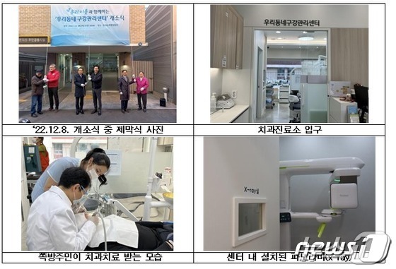 2022년 설립된 돈의동 '우리동네구강관리센터'. (서울시 제공)ⓒ 뉴스1