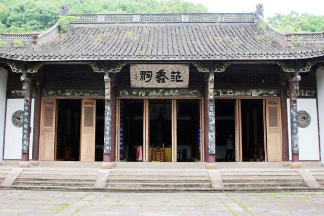 주지의 범려 사당. ⓒ최종명