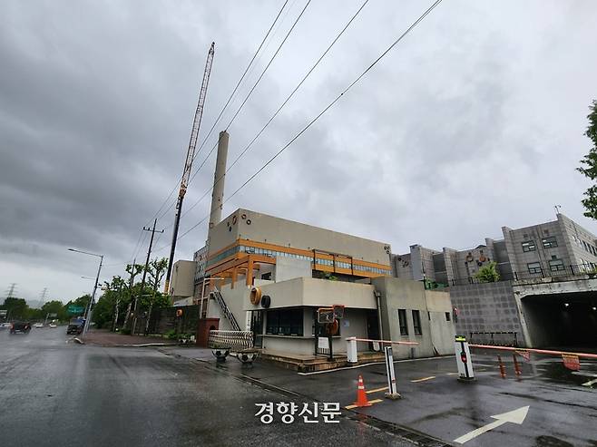 5일 40대 노동자가 기계에 끼여 사망한 서울 강남구의 한 자원회수시설. 배시은 기자