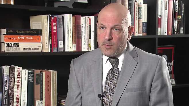 조시 폴 미국 국무부 정치군사국 과장이 지난달 KBS와 인터뷰하고 있다. (사진=KBS)