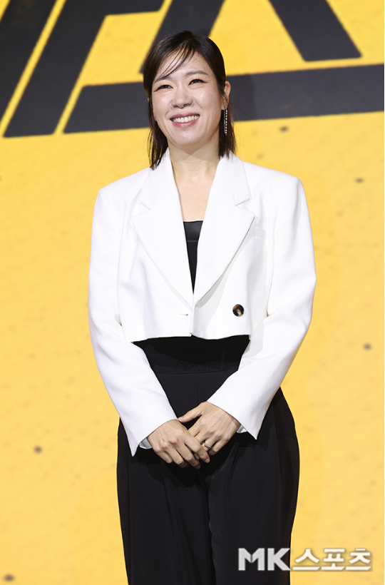 배우 염혜란이 오리지널 시리즈 ‘마스크걸’로 ‘백상예술대상’ TV 여자조연상을 수상했다. 사진=천정환 기자