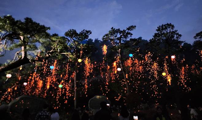 2023 세종낙화축제 장면 [세종시 제공. 재판매 및 DB 금지]