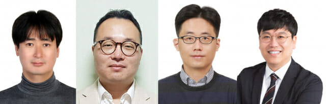 이훈경 건국대 교수, 임준원 아주대 교수, 김세중 UST 교수, 손석균 경희대 교수(왼쪽부터)