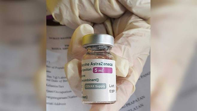 아스트라제네카가 판매한 코로나19 백신 [자료사진: 연합뉴스]
