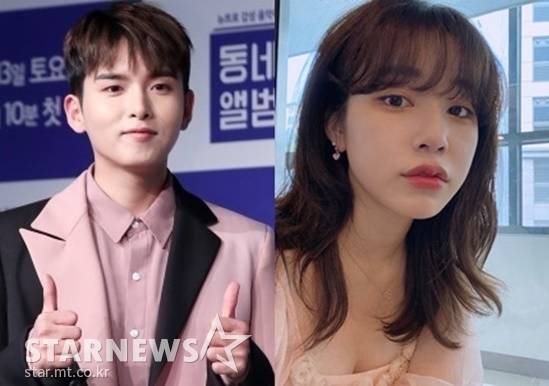 슈퍼주니어 려욱(왼쪽)과 타히티 출신 아리 /사진=스타뉴스, SNS