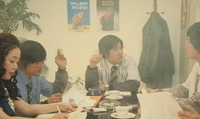 지난달 20일 ‘SNL 코리아5’ 이희준편에 출연한 정성호와 김민교(사진=쿠팡플레이 캡처)
