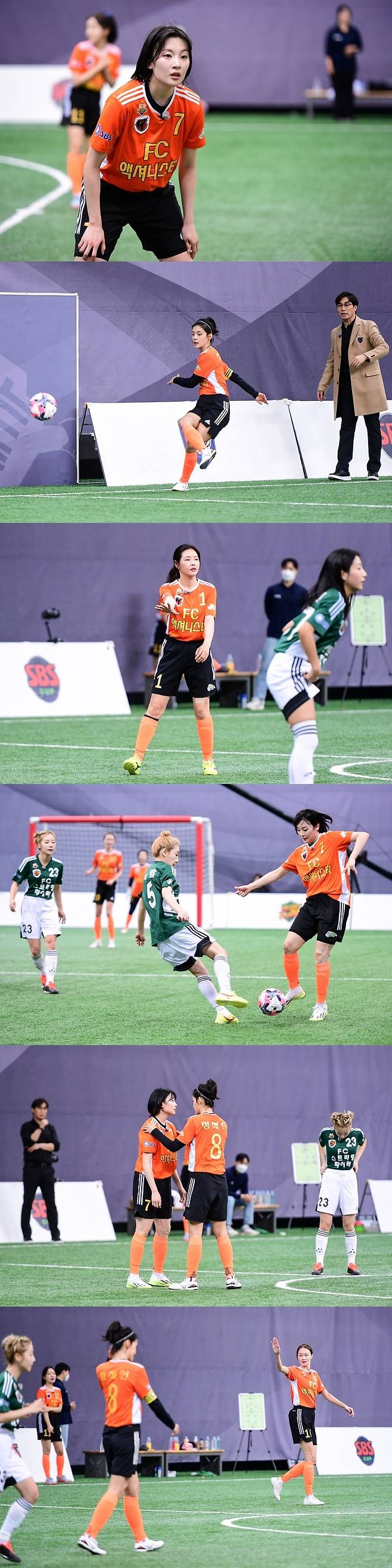 SBS ‘골(Goal) 때리는 그녀들’(이하 ‘골때녀’)에서는 제2회 SBS컵대회에서 사상 처음으로 맞붙는 ‘FC액셔니스타’와 ‘FC스트리밍파이터’의 경기가 공개된다. 사진 | SBS