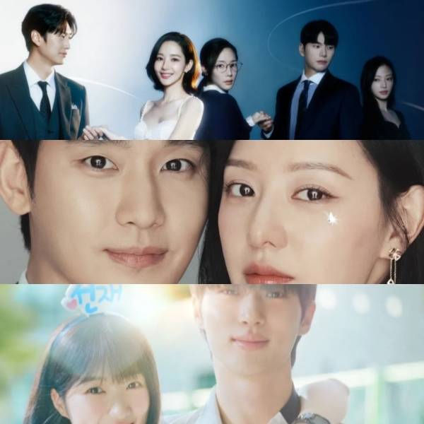 tvN 상반기 주요 인기 드라마 포스터. 위부터 ‘내 남편과 결혼해줘’ ‘눈물의 여왕’ ‘선재 업고 튀어’. 사진 tvN