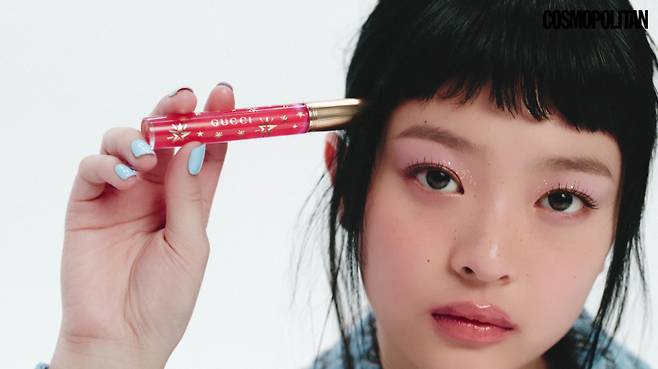 ‘구찌뷰티’ 앰버서더인 걸그룹 뉴진스의 ‘하니’/사진=구찌뷰티