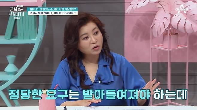 채널A 예능프로그램 ‘요즘육아 금쪽같은 내새끼’ 캡처