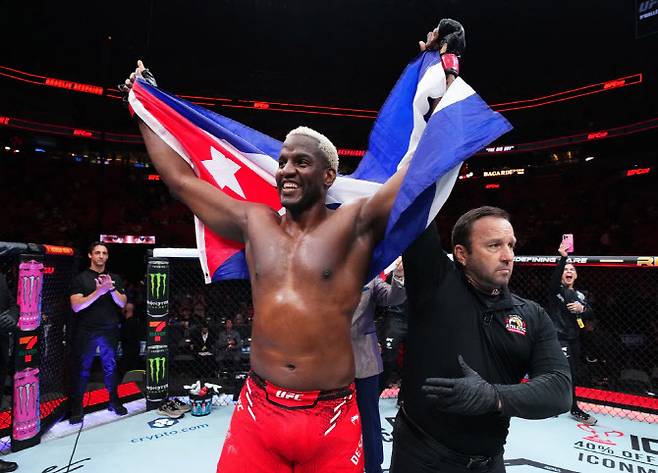 쿠바 출신의 태권도 파이터 로벨리스 데스파이네. 사진=UFC