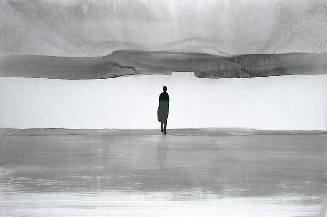 가오싱젠의 수묵화 ‘기다림’(2004). [국립대만사범대학(NTNU) 가오싱젠센터]