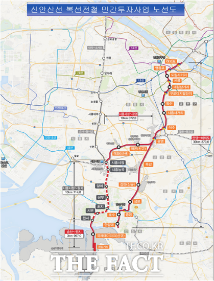 수도권 서남부와 서울 여의도를 연결하는 신안산선 광역철도가 당초 올해 말에서 내년 4월로 준공이 연장된 것으로 나타났다./경기도