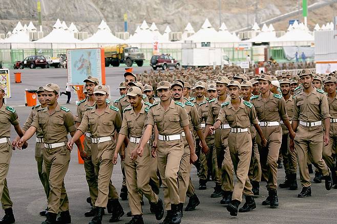 사우디아라비아의 군인들. [게티이미지]