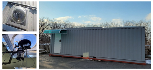 경북 보현산천문대에 위치한 전리권·고층대기 관측 시스템(TIMOS)의 모습. 천문연 제공