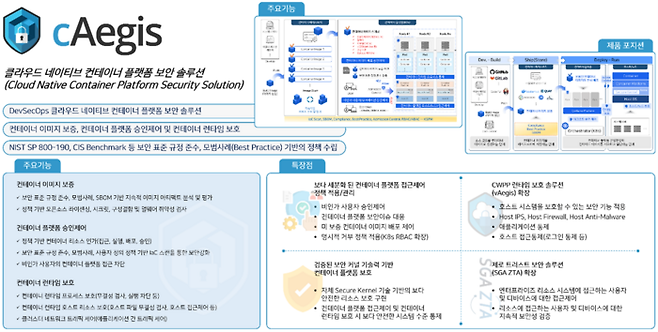 cAegis 제품의 개요