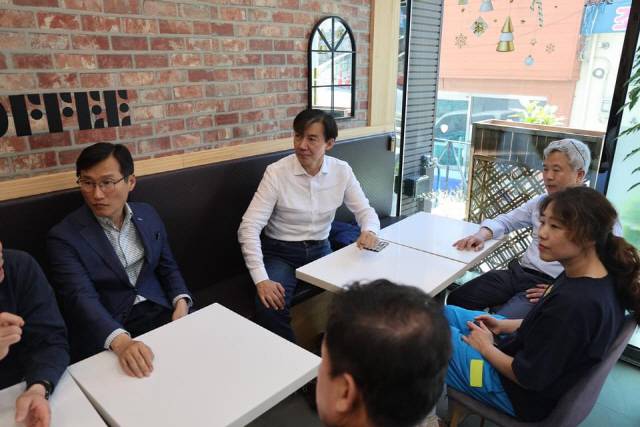 ▲ 조국혁신당 조국 대표는 13일 독도 방문을 앞두고 울릉도에 도착했다. [사진 조국혁신당 SNS]