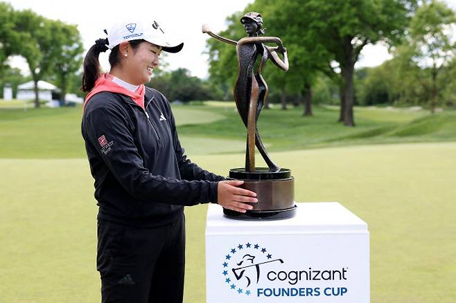 LPGA 투어 코그니전트 파운더스 컵 우승한 로즈 장(사진=AFPBBNews)