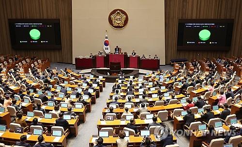 2024년 5월 2일 이태원참사특별법 본회의 통과 [연합뉴스 자료사진]