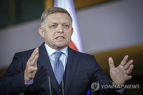 로베르트 피초 슬로바키아 총리 [AP=연합뉴스 자료사진. 재판매 및 DB 금지]