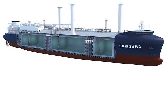 삼성중공업의 미래형 LNG 운반선 이미지. 삼성중공업 제공