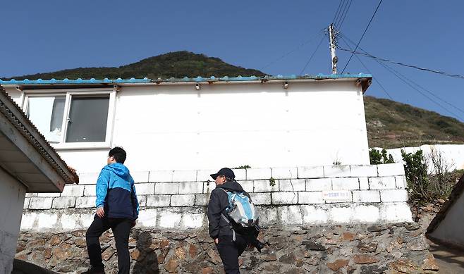 아기자기한 장도 마을 풍경. 박미향 기자