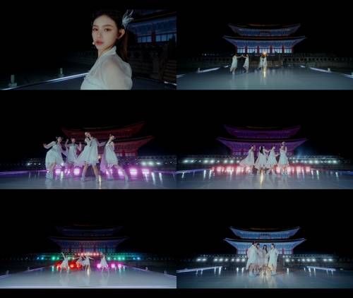 경복궁 근정전에서 '쿨 위드 유' 선보인 뉴진스 뉴진스가 K팝 걸그룹 최초로 경복궁 근정전에서 무대를 선보인다. KBS는 뉴진스가 최근 근정전에서 '2024 코리아 온 스테이지- 뉴 제너레이션' 사전 촬영을 마쳤다고 16일 밝혔다. 사진은 무대 티저 영상. [어도어·KBS 제공. 재판매 및 DB 금지]