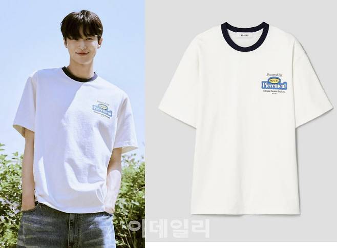 배우 변우석의 패션에 관심이 집중됐다. (사진=왼쪽은 변우석 SNS, 오른쪽은 비이커 공홈)