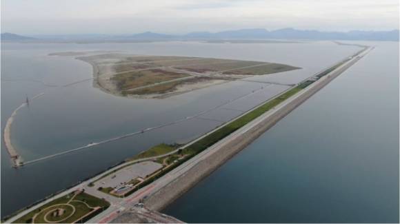 내부 매립과 기반시설 공사가 한창인 새만금지구. 새만금개발청 제공