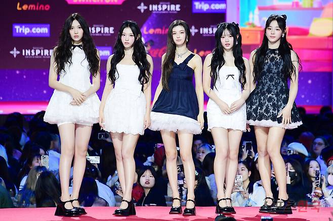 그룹 뉴진스. ⓒ이혜영 기자 lhy@hankooki.com