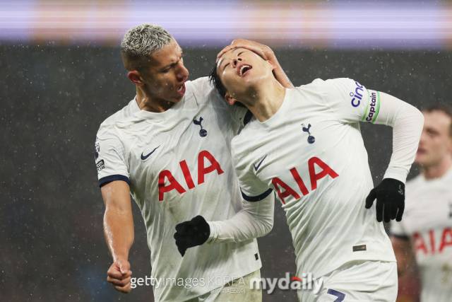 토트넘에서 형-동생인 손흥민과 히샬리송./게티이미지코리아