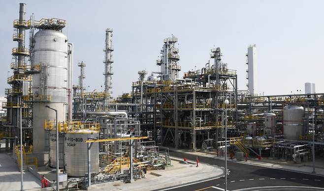 지난 4월 상업 가동을 시작한 HD현대오일뱅크의 바이오 디젤 공장 전경. [HD현대오일뱅크 제공]