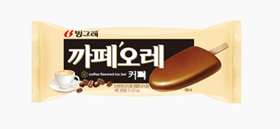빙그레의 커피맛 아이스크림 '까페 오레'/사진제공=빙그레