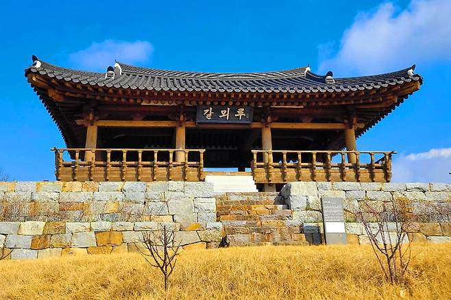 갈뫼루 낮 풍경