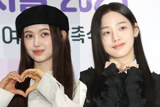 뉴진스 다니엘. 민지. 연합뉴스 제공.