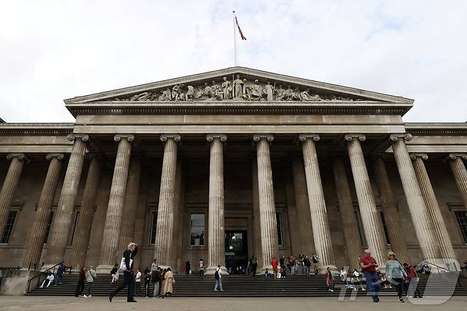 영국 런던 대영박물관 전경. 2023.09.28/ ⓒ 로이터=뉴스1 ⓒ News1 권진영 기자