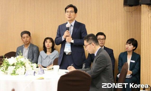 우주청 간담회 현장.