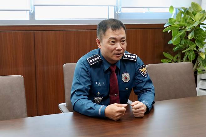 백승언 서울 중랑경찰서장. /사진제공=서울 중랑경찰서